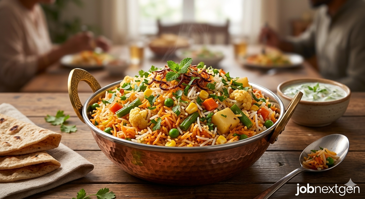 Aromatic Garden Vegetable Pulao