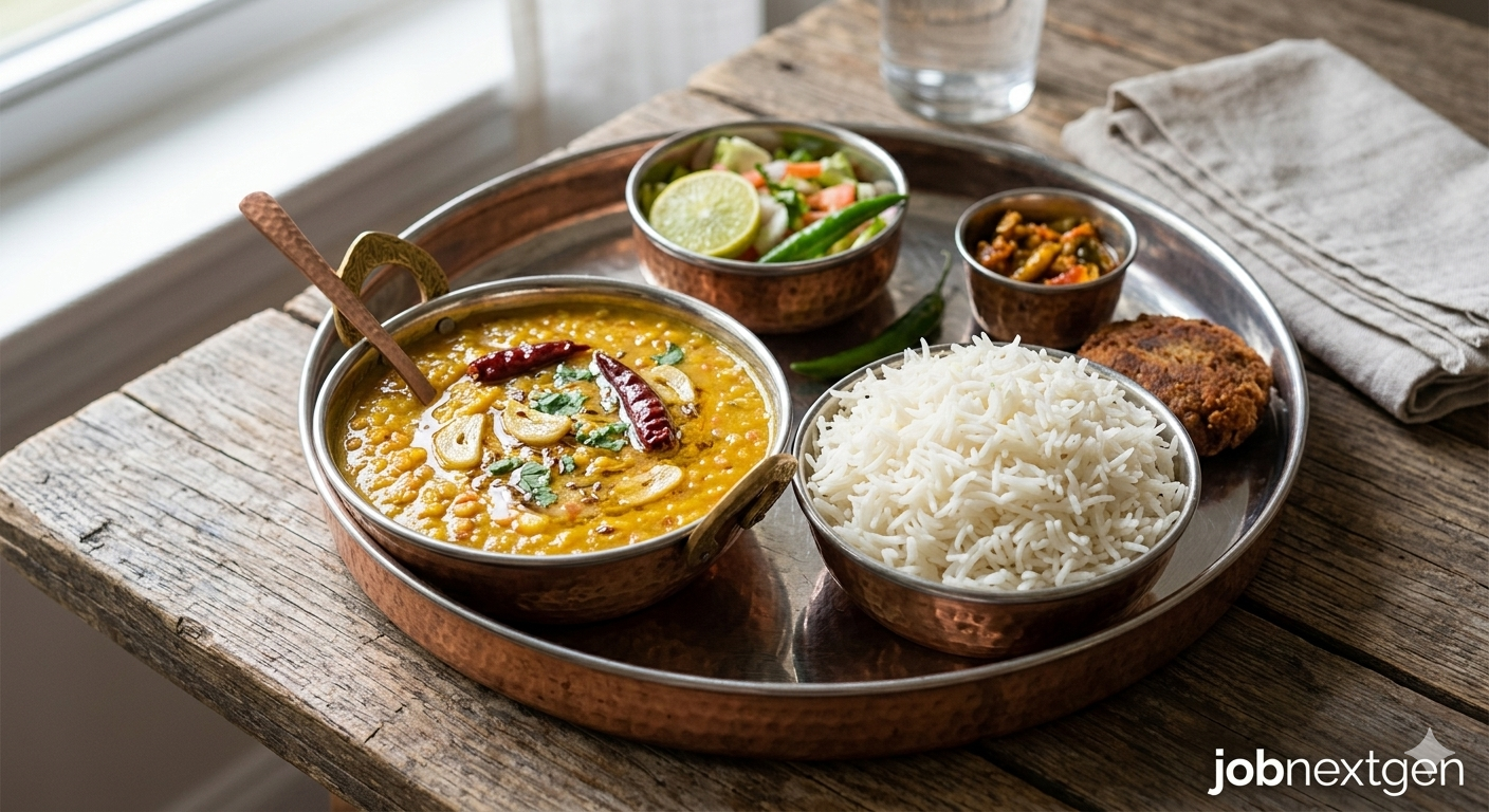 Comforting Homestyle Daal Chawal (Lentils & Rice)