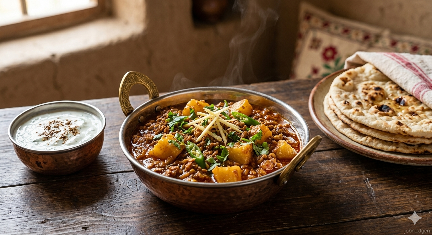 Zesty Homestyle Aloo Keema